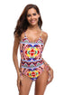 Sexy Stylish Bohemian Style Printed Monokini